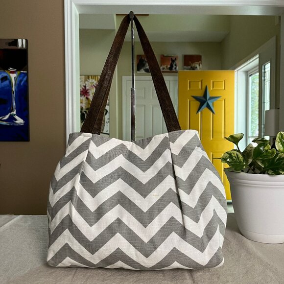 Quilted/hand-made shoulder bag - Authentic - Picture 3 of 14